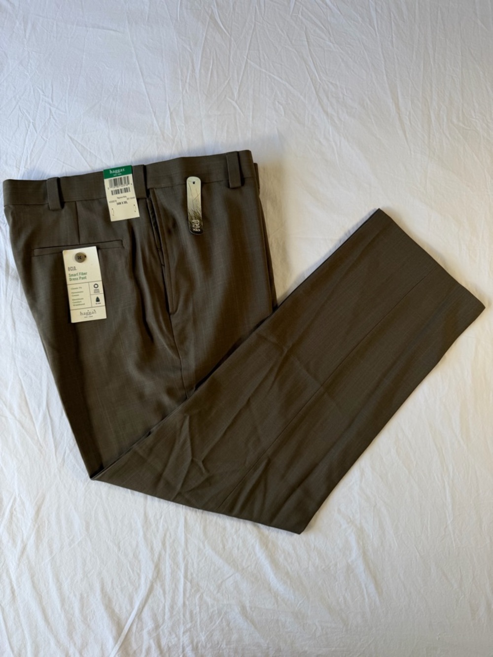 Haggar Men's Dress Pants in Dark Brown size 34/30